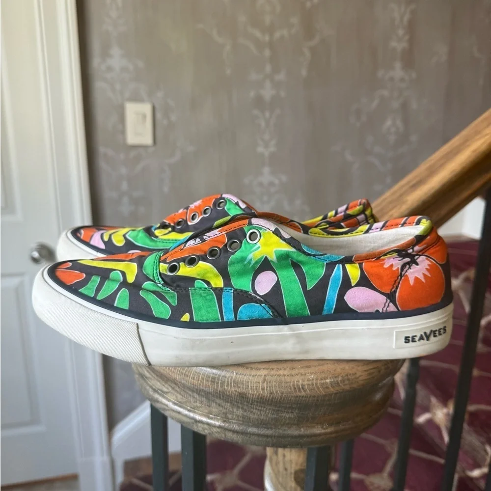 SeaVees legend Hoffman men’s floral sneaker size 9 good condition - Picture 5 of 10